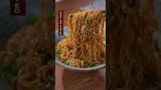Scallion Oil Sauce Noodles Recipe #shorts