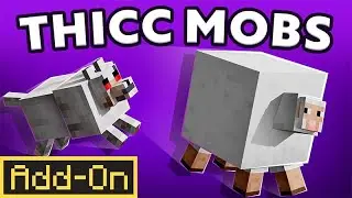 THICC MOBS ADD-ON Review for Minecraft Bedrock Edition