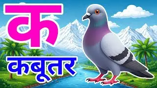 क से कबूतर, अ से अनार a se anaar k se kabutar I Hindi varnmala I ABCD क से कबूतर अ से अनर, for kids