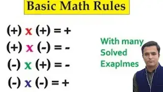 Why Negative &times; Negative = Positive? | Sign Rules for Multiplication 