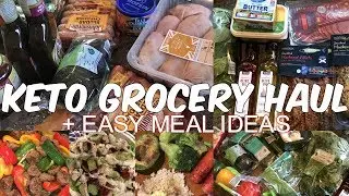 KETO GROCERY HAUL + EASY MEAL IDEAS | Just Taylor
