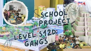 JUNKY VLOGS | សកម្មភាពធ្វើ Project អំពី Cambodian Landmarks, Food & Charity​ #vlog #school #english