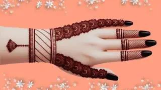 New Jewellery Mehndi Design | Arebic Mehndi Design | Mehndi Designs | Easy Beautiful Henna Design 