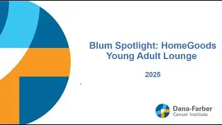 Blum Spotlight on Dana-Farber Resources: HomeGoods Young Adult Lounge