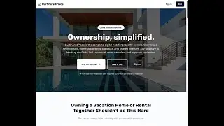 OurSharedPlace - Manage Bookings, Finances, How-to Documents for a Shared Vacation Property.