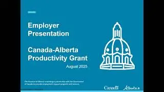 Introduction to the Canada-Alberta Productivity Grant for Employers