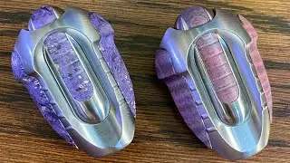 Unboxing the Chris Bathgate KDS1-VW in purple box elder and purple curly maple