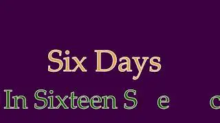 6 Days in 16 Seconds: The Melting of the Snow