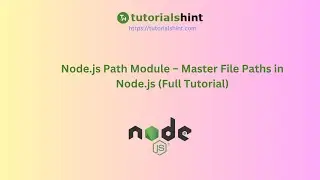 Node.js Path Module – Master File Paths in Node.js (Full Tutorial)