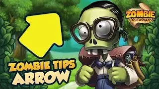 Zombie Castaways Tips. Arrow.
