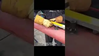Welding Sockets Into Pipe #shorts