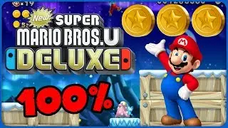 4-S Fliprus Lake ❤️ New Super Mario Bros. U Deluxe ❤️100% All Star Coins