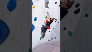 Red Tape, green holds #bouldering #climbing #beta