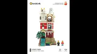 LEGO BL19007 Instructions | Bricklink | Science Tower | AFOL Designer Program
