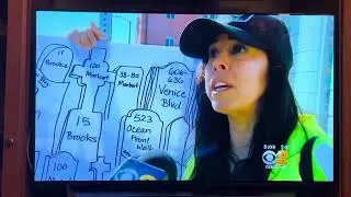Venice CA protest against Snapchat CBS2 3/2/17