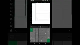 AUTO FILL NUMBERS IN MS EXCEL ON ANDROID.. #viralvideo #android #msexcel #trending #simple #easy
