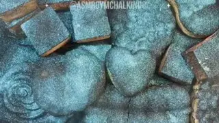 Royal glitter over reform gymchalk✨✨ asmr edits chalk @ASMRgymchalkIndonesia #asmrsounds #satisfying