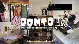 MY ROOM TOUR💋| Realistic Nigerian Teen Bedroom||My Not-So-Aesthetic But Aesthetic🌸 