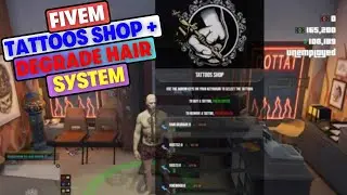 Fivem Tattoos Shop + Degrade Hair System : Fivem Store | FiveM Script Store