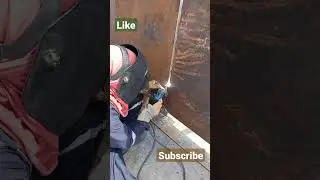 Shell plate vertical joint welding