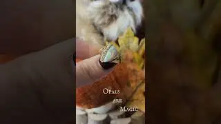 kaleidoscope Opal Ring - Custom Designed