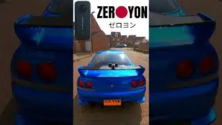 Insta360 One X2 Filming a Nissan SKYLINE R33! #SHORTS
