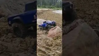 TRX4 Sport und Reely Freeman Crawlen am Strand