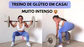 TREINO DE GLÚTEO COM CARGA *Em Casa* 🥵