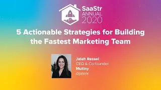 5 actionable strategies for building the fastest marketing team with Mutiny CEO Jaleh Rezaei