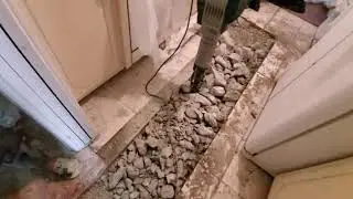 They called me in to help with saw cutting and jackhammering