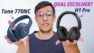 JBL Tune 770NC vs Baseus H1 Pro - Qual o melhor HEADPHONE para Comprar? COMPARATIVO