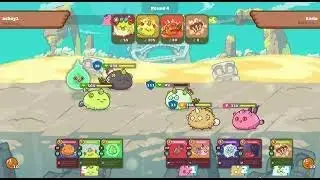 BPP meta game play axie infinity PVP ( 3v1 )