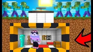 minecraft pero tenemos que construir bunkers para sobrevivir😬😬!!!