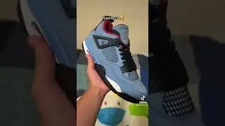 #DHgate DHGATE JORDAN 4 TRAVIS SCOTT UNBOXING & REVIEW #shorts #shoes #fyp #viral