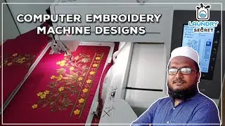 Computer embroidery machine designs | Blouse Embroidery Machine in Tamil | Laundry Secret | Laundry