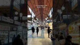Budapest&rsquo;s Central Market Hall  #centralmarkethall #budapest #hungary #nagycsarnok
