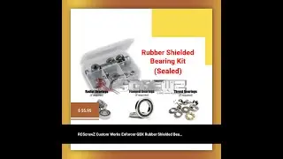 Get 15% Off on RCScrewZ Custom Works Enforcer GBX Rubber Shielded Bearing Kit - cus004r