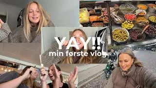 Min f&oslash;rste vlog! En dag i mit liv | venner, matcha og torsdagsbar