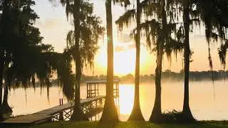 Lake House in the morning--Floral City&mdash;Florida