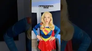 Do you or do you not feel bonita? | Supergirl and Krypto #supergirl #superman #cosplay #cosplaygirl