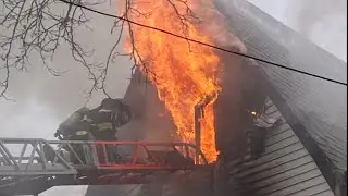 FDNY Queens Heavy Fire In Attic