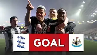 GOAL | Joe Willock | Birmingham City 2-3 Newcastle United | Fourth Round | Emirates FA Cup 2024-25