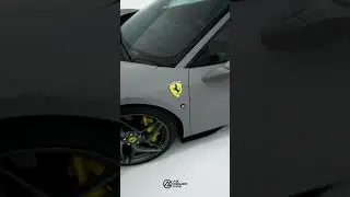 Ferrari F8 - Tempest Grey 风暴灰 | Vinyl Car Wrap
