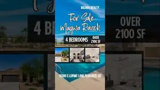 Florence AZ home for sale. 4 bedrooms, 2111 SF, Move-In Ready. Sparkling Community Pool/Splash-Pad 🏠