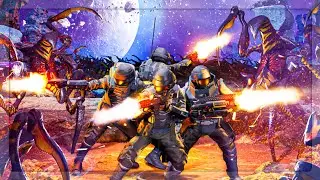 DEFENDING Our FORTRESS From ENDLESS GIANT BUGS in Starship Troopers Extermination!