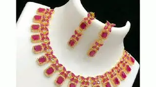 matte finish necklace set