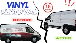 Vinyl Removal: 11 HOURS!! 10 year old vinyl