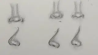 How To Draw Easy Nose Step by Step Nose Easy Drawing 🖌️👍 Nose Drawing kaise banate hai 🤨