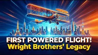 The First Powered Flight in History #airplane #airplanespotting #airplanes