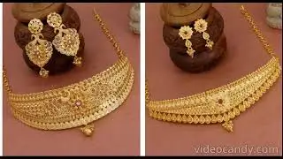 #mullaipoonecklace#mango #leaf  #necklace collections more designs available #choker .📞7845393039 